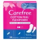  Salvaslip Carefree Cotton Flexiform senza profumo 56 pezzi