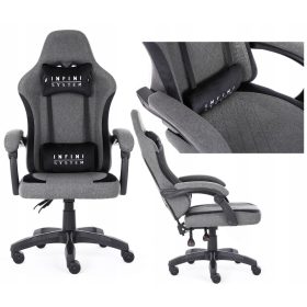    SEDIA DA GAMING, tessuto, sedia da gamer INFINI SYSTEM, schienale regolabile