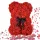 Orso Rosa Floreale 25cm - Perfetto Regalo per San Valentino e Giorni Speciali