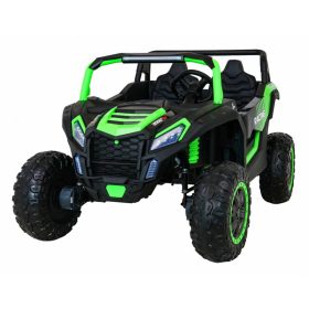    ATV Racing Buggy per 2 bambini Verde + Guida 4x4 + Telecomando + Avvio gratuito + M