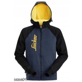 2888 Snickers Felpa con zip e cappuccio blu navy L
