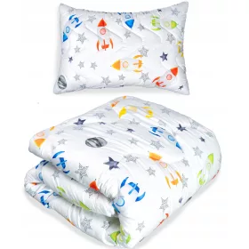    SET BAMBINO 100x135 40x60 CUSCINO TRAPUNTA CON STAMPA PRODOTTO POLACCO