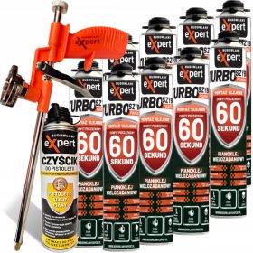   9× Adesivo in schiuma universale Budowlany Expert 750 ml + 2 altri prodotti