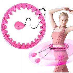  Hula hoop con borchie, 50 cm, rosa e viola
