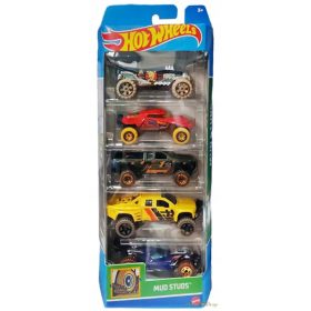    Hot Wheels x5 pezzi BORCHIE DI FANGO Off Road Jeppy HTV40 Regalo confezione da 5