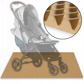    Tappetino EVA, imbottitura protettiva per passeggino 100x70 - BEIGE
