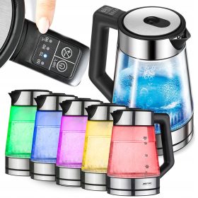    Bollitore elettrico, controllo della temperatura wireless, vetro MPM MCZ-116