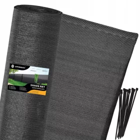   SN0043 RETE OMBREGGIANTE ANTRACITE 140 G/M2 1,5 X 10 M 50 FASCE