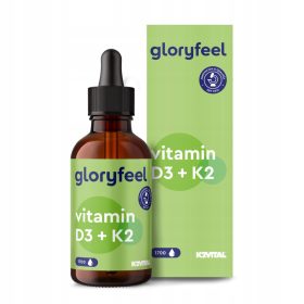   Vitamina D3 e K2 in Gocce da Gloryfeel - 50ml per Oltre Un Anno di Integrazione