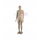 Manichino uomo beige a corpo intero
