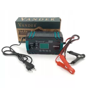    RADDRIZZATORE PER AUTO A MICROPROCESSORE 12V/24V 8A/4A VANDER