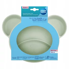  Set di piatti in silicone per neonati Canpol