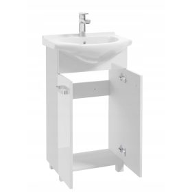  Mobile da bagno Deftrans con lavabo 85x50x40 cm bianco