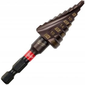   Punta per trapano a gradino con impatto ad onda d'urto da 4-20 mm Milwauk