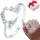  Anello in argento MOON CAT pietra di luna regolabile s925 + scatola