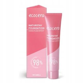    ECOCERA Naturstay Fondotinta coprente Camouflage Effect W1 Shell, 30ml