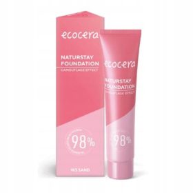    ECOCERA Naturstay Foundation W3 Fondotinta viso coprente sabbia 30 ml