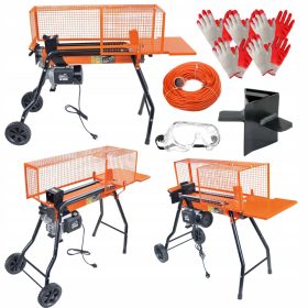   GIUNTATRICE IDRAULICA PER LEGNO 8TON 8T + SUPPORTO AGGIUNTIVO + CUNEO AGGIUNTIVO