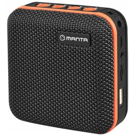    ALTOPARLANTE BLUETOOTH Portatile Wireless con radio MANTA SPK01GO MP3 USB FM