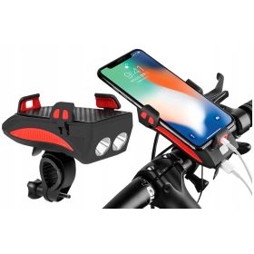    Illuminazione per bicicletta Gotel Lampada 4 in 1, batteria da 400 lm