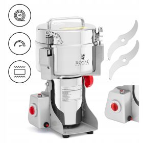   Macinacaffè elettrico professionale per spezie, erbe aromatiche, caffè, frutta secca, 2000 g, 3400