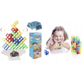    GIOCO PUZZLE EDUCATIVO TETRA TOWER PER BAMBINI 3D TETRIS TOWER 48 BLOCCHI