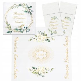    Set decorazione per la Santa Comunione, tovaglioli runner da tavola