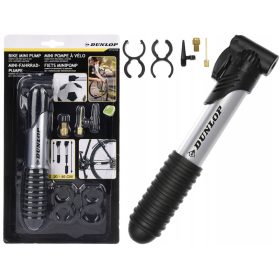    Pompa a mano Dunlop, piccola pompa in alluminio con punte argentate sostituibili