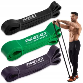   SET DI 3 FASCE DI RESISTENZA PER ESERCIZI POWER BAND PER ALLENAMENTO 3 PZ NS-960