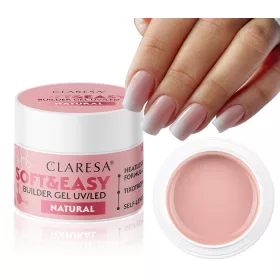   CLARESA GEL COSTRUTTORE SOFT & EASY PER EXTENSION UNGHIE NATURALE 12G