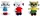  KICIA CAT mascotte NUNUŚ mascotte PACEK mascotte SET di peluche
