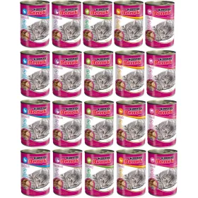    Benek Alimento umido in scatola per gatti Bocconcini Mix Carni 20x415g