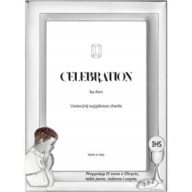  Portafoto in argento SOUVENIR DELLA PRIMA COMUNIONE, inciso