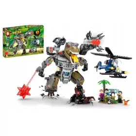    BLOCCHI DA COSTRUZIONE SET GRANDE Jurassic Park Tirannosauro 901 pezzi