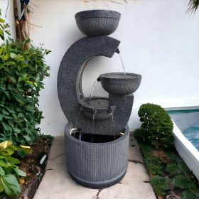    FONTANA DA GIARDINO "AGA" altezza 105 cm! formazione scolastica GUIDATO! GIARDINO-TERRAZZO-PATIO!