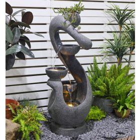    FONTANA DA GIARDINO "MIA" altezza 124 cm!! formazione scolastica GUIDATO!! GIARDINO-TERRAZZO-PATIO!!