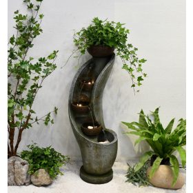    FONTANA DA GIARDINO "IGA" altezza 100 cm! formazione scolastica GUIDATO!! GIARDINO - TERRAZZO - PATIO