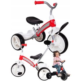  Qplay Tricycle Bike Triciclo Bianco, Rosso