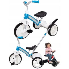    FIRST BIKE ELITE+ BLUE bicicletta a tre ruote per bambini 2, 3, 4 anni