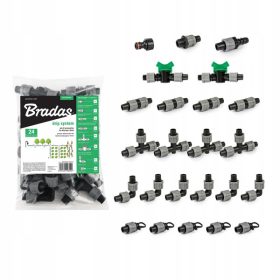    Bradas DSTA20-SET1 set di accessori per nastro gocciolante 24 pz.