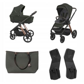    Espiro Miloo 2024 Passeggino 2in1 104 adattatori Luxury Green