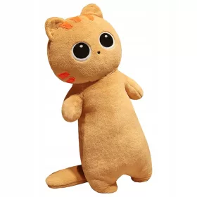    Cuscino in peluche mascotte *RED CAT* GRANDI OCCHI 40 cm GRANDE QUALITÀ! REGALO
