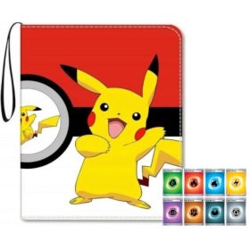    Album Porta Carte Pokemon per 400 Carte + 8 Carte Energia Originali