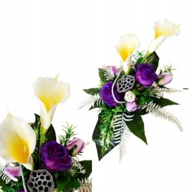    COMPOSIZIONE DI FIORI ARTIFICIALI DEL CIMITERO DELL'ABITO TOMBA