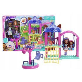    Set parco giochi EnchanTimals Friends con 2 bambole e 2 animali HHC16