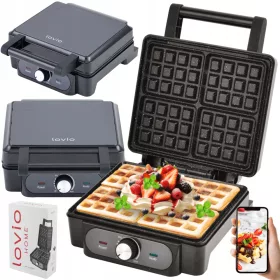    Macchina per waffle Lovio Macchina per waffle LVWF001BK 2000 W nera