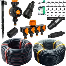    KIT IRRIGAZIONE TEMPORIZZATA ALA GOCCIOLANTE IRRIGAZIONE A GOCCIA 50m
