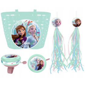  Cestino per bicicletta Frozen 20 x 14 cm blu