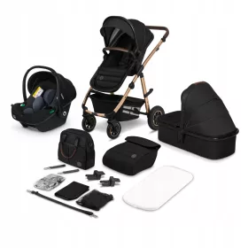   Passeggino profondo Lionelo AMBER 3IN1 2023 Onice nero Onice nero