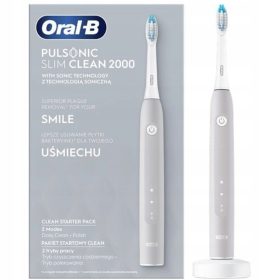 Spazzolino elettrico Oral-B Pulsonic Slim Clean 2000, grigio